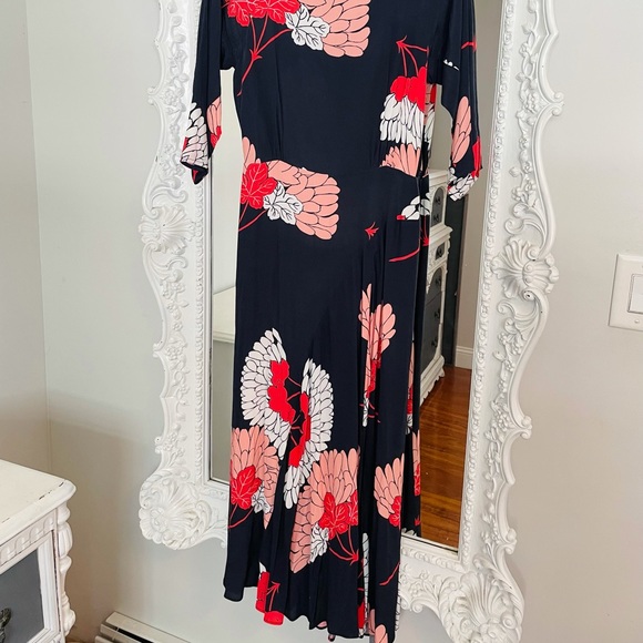 $628 AUTHENTIC Paul & Joe Floral Maxi Flower Dress Boho RUNWAY - Picture 10 of 16